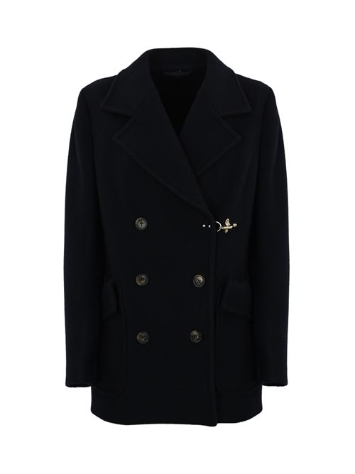 Peacoat in lana e cashmere Blu FAY | NAW07493110 WINU807